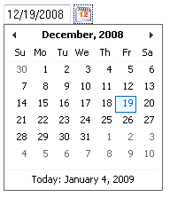 Ajaxtoolkit Calendar Simple Sample