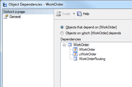 View Dependencies